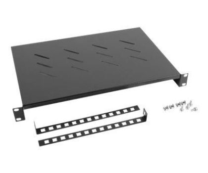 Akcesorium do szafy RACK LANBERG Półka do szaf 19 600 mm czarna AK-1004-B